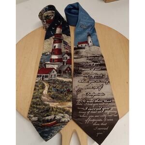 Set Of 2 Men's Ties Larson/Van Heusen Corporate Casual